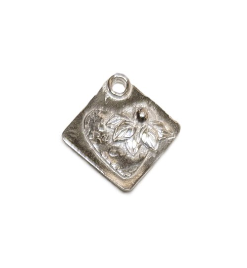 Judy Larson's Hearts and Flowers Charms - , Classic Wire Jewelry, Cutting, Cutting Tool, Cutters, Filing, Finishing, Butane Torch, Soldering, Solder, Design, Make five tiny dapped metal leaves as in Step 16.